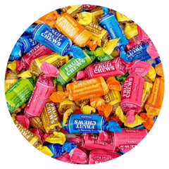 The Hampton Popcorn Company Fruit Chews bulk bag ready for sharing at gatherings.