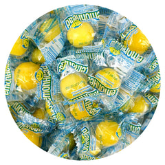 The Hampton Popcorn Company Lemonheads bulk 1lb bag highlights tangy lemon flavor for gatherings.