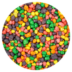 The Hampton Popcorn Company Nerds Rainbow bulk bag close-up, ideal for party snack displays
