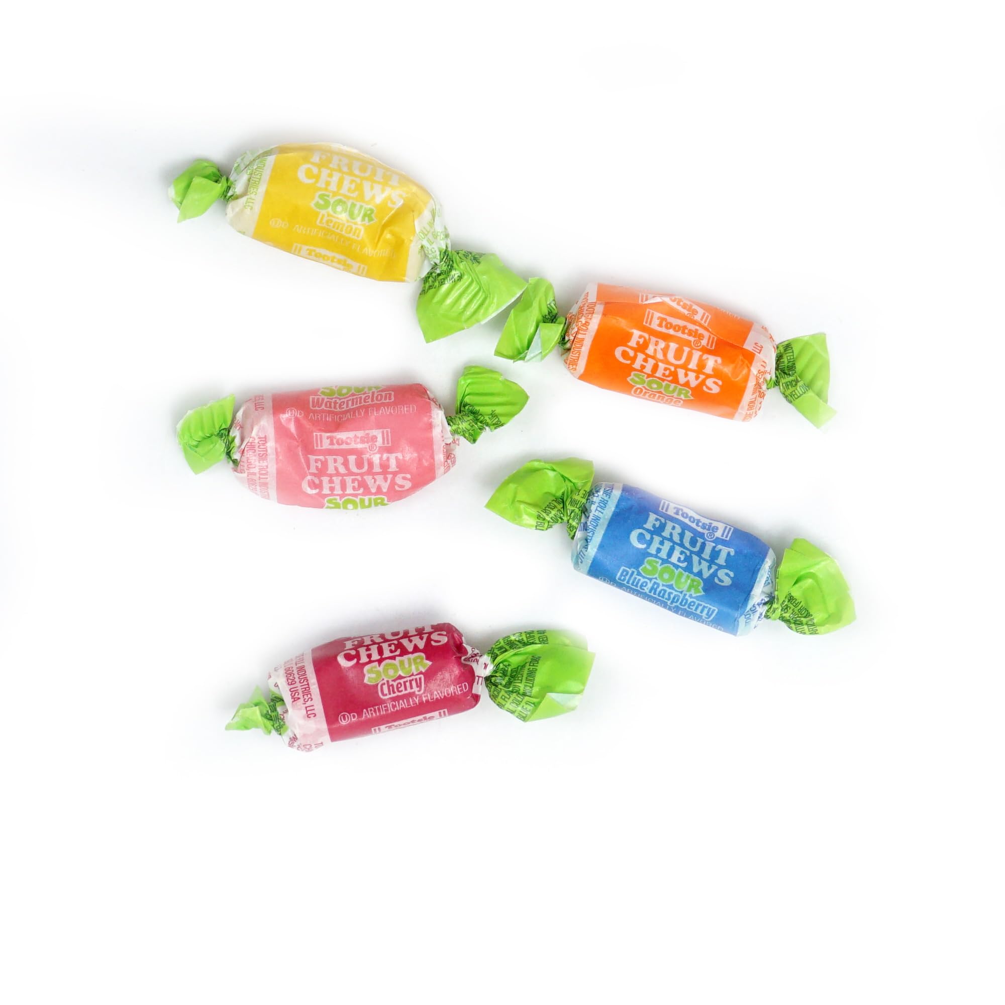 The Hampton Popcorn Sour Tootsie Fruit Chews lemon – bright chewable candy perfect for pinatas and gifting.