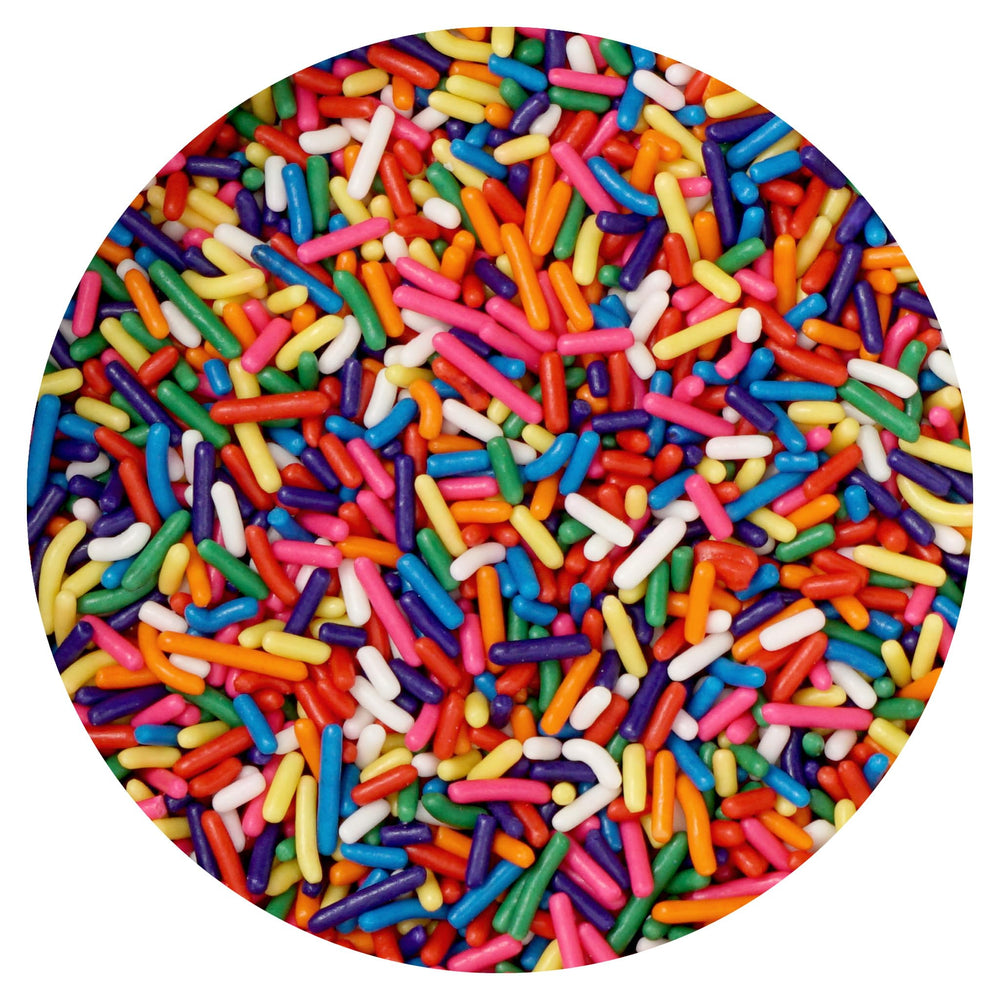 Sundae crowned with The Hampton Rainbow Sprinkles adds color and whimsy.