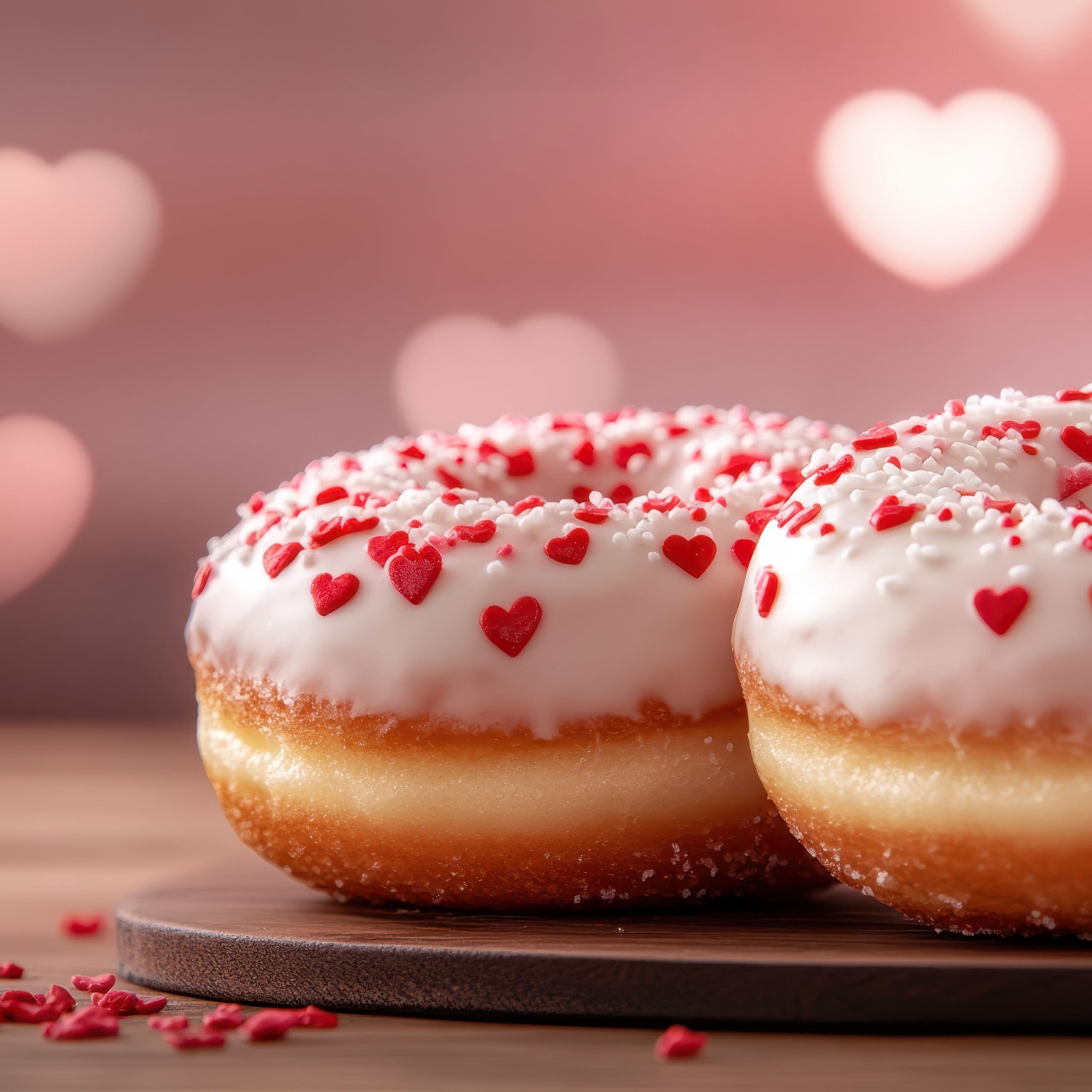 The Hampton Red Hearts Sprinkles for cookies add colorful flair to baked treats.