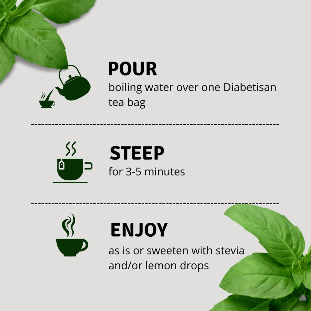 Hanan Deabetisan caffeine-free tea suitable for any time of day.