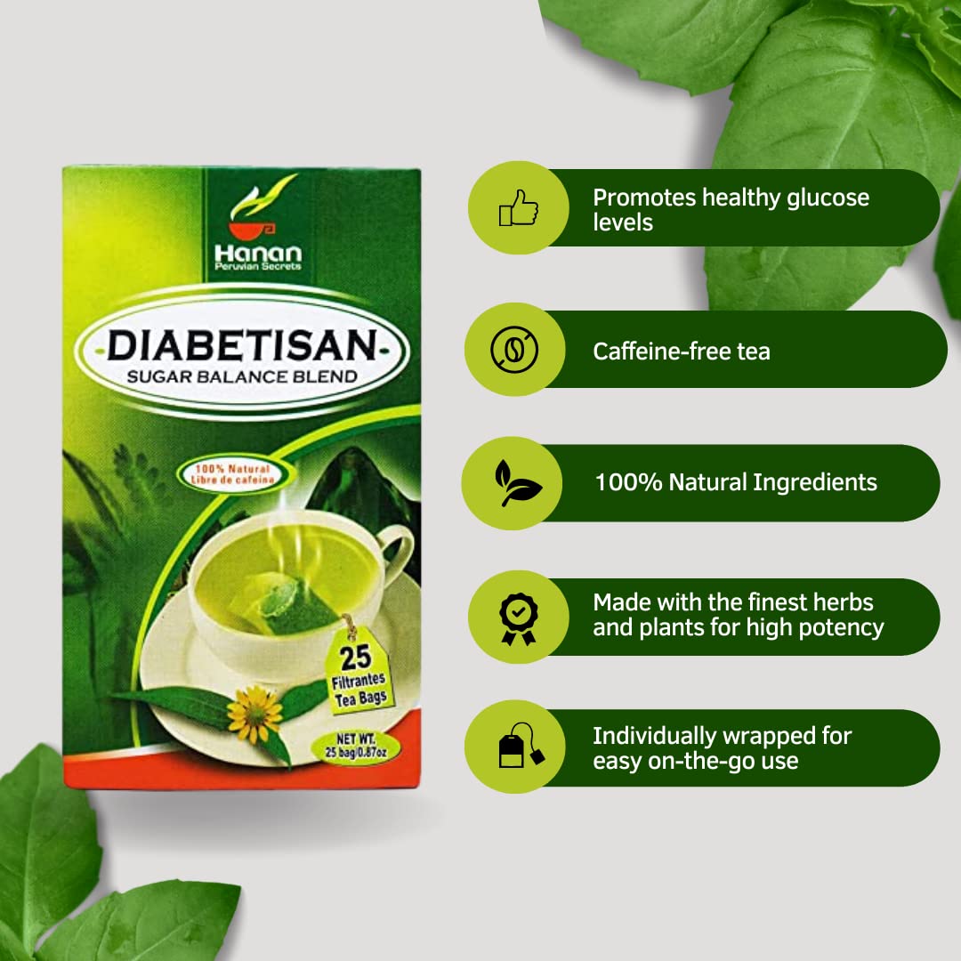 Hanan Deabetisan ingredients image emphasizing native Peruvian herbs.