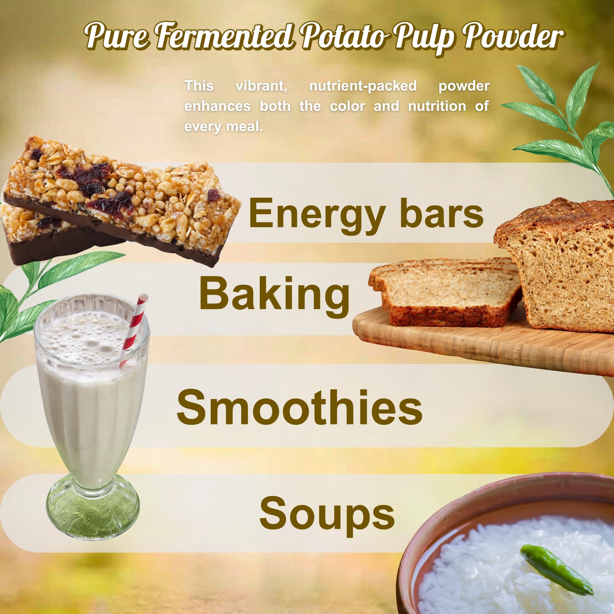 HANAN MIKHU Tokosh powder blends into baked goods for wholesome nutrition.