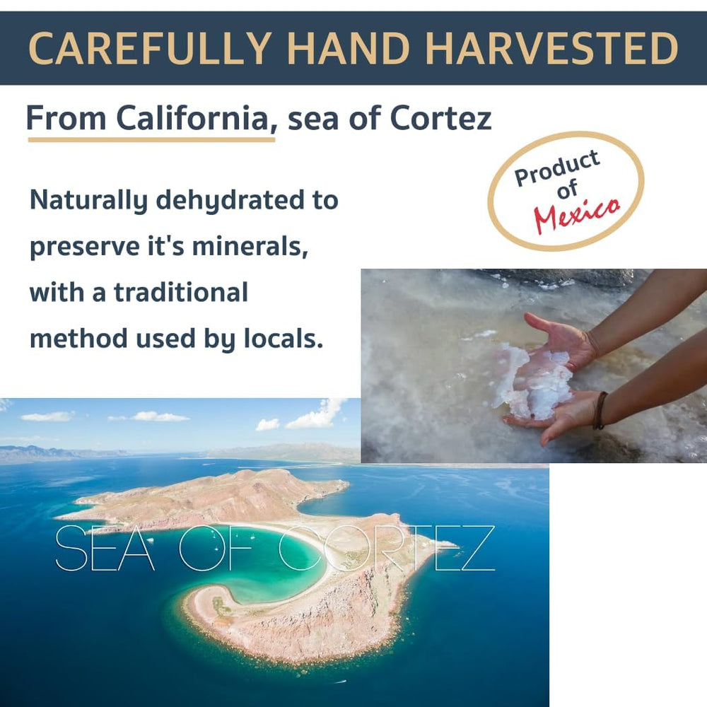 Hand-harvested Baja salt reflects traditional methods and quality