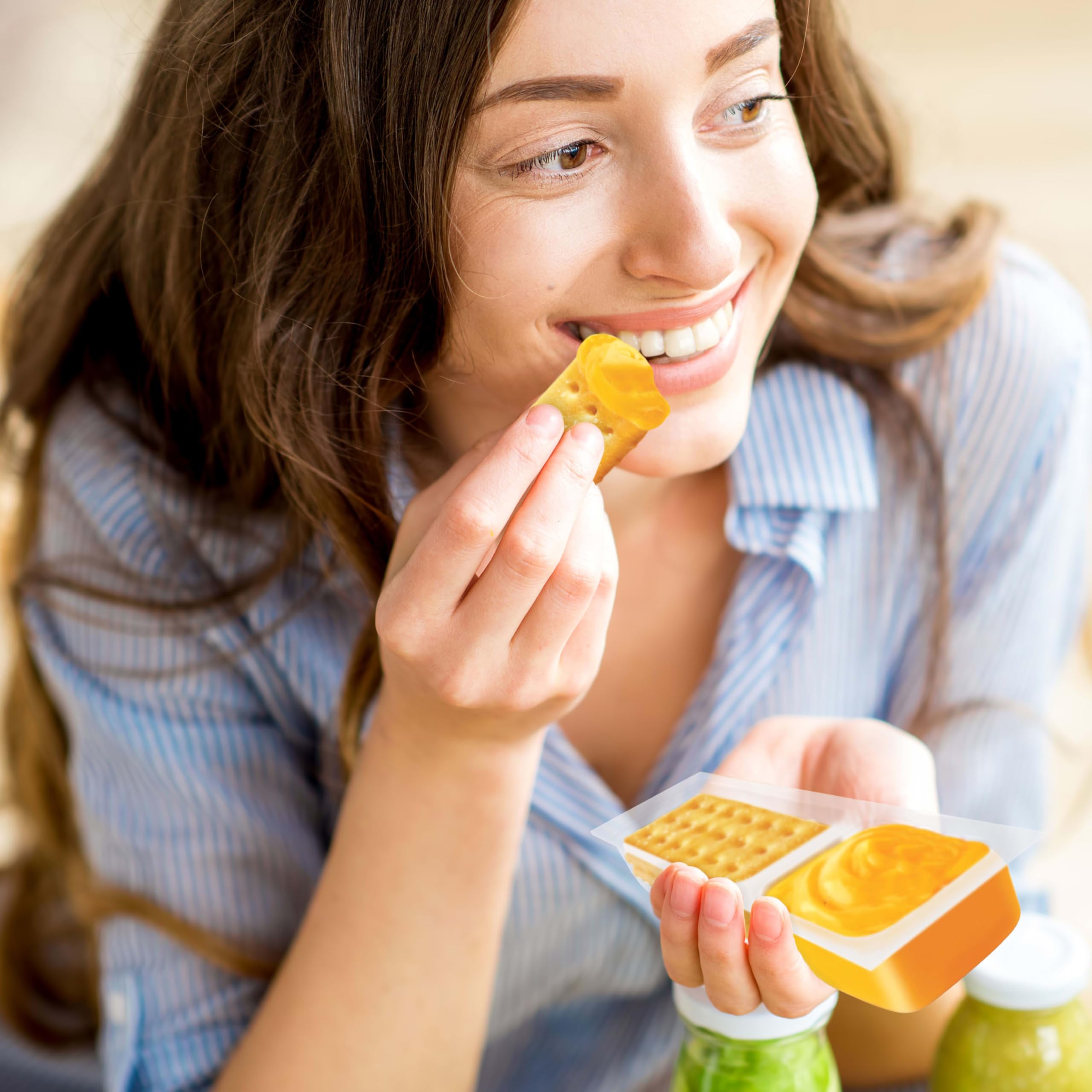 RITZ Handi-Snacks, 100 calories per single-serve pack.