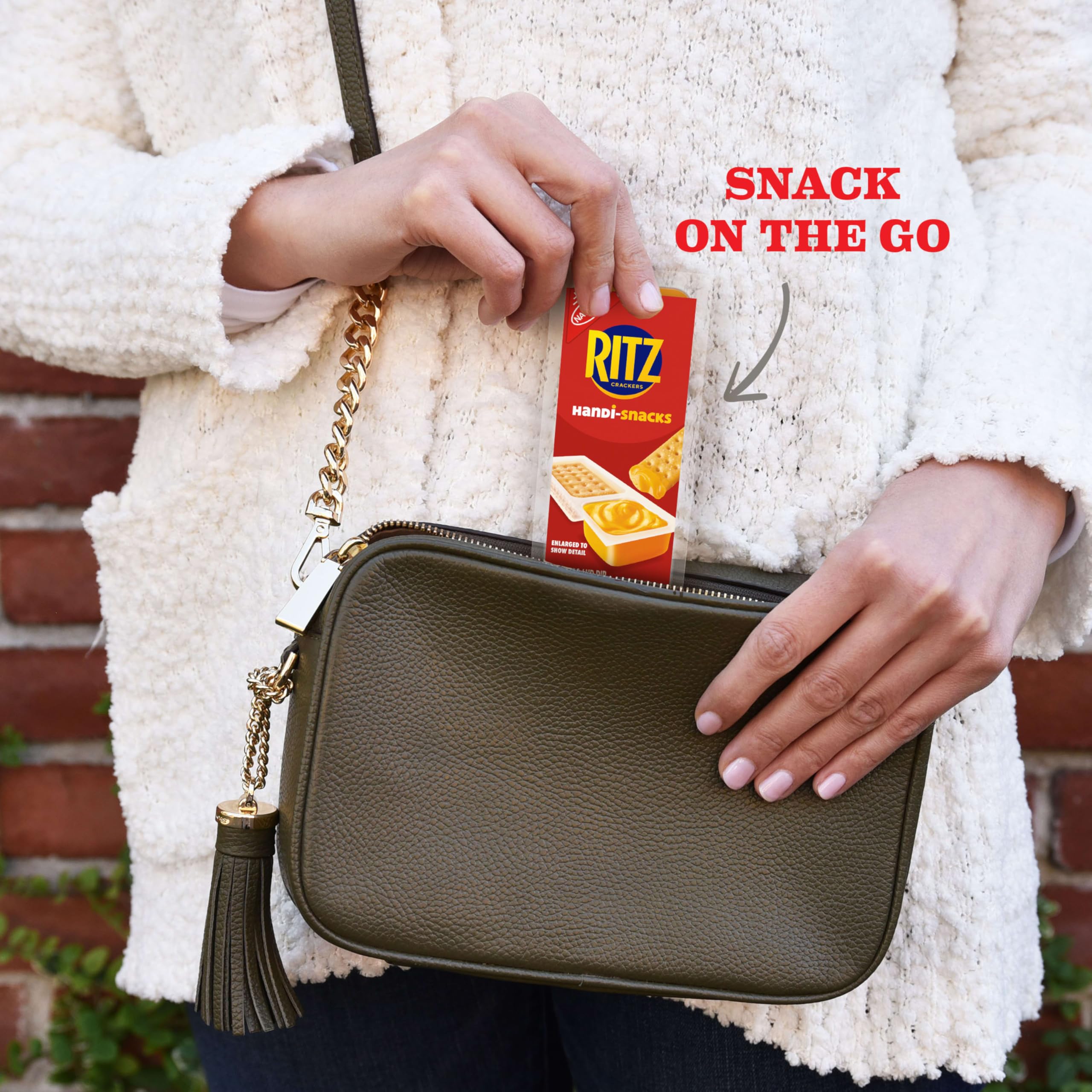 Handi-Snacks require no refrigeration for easy transport.