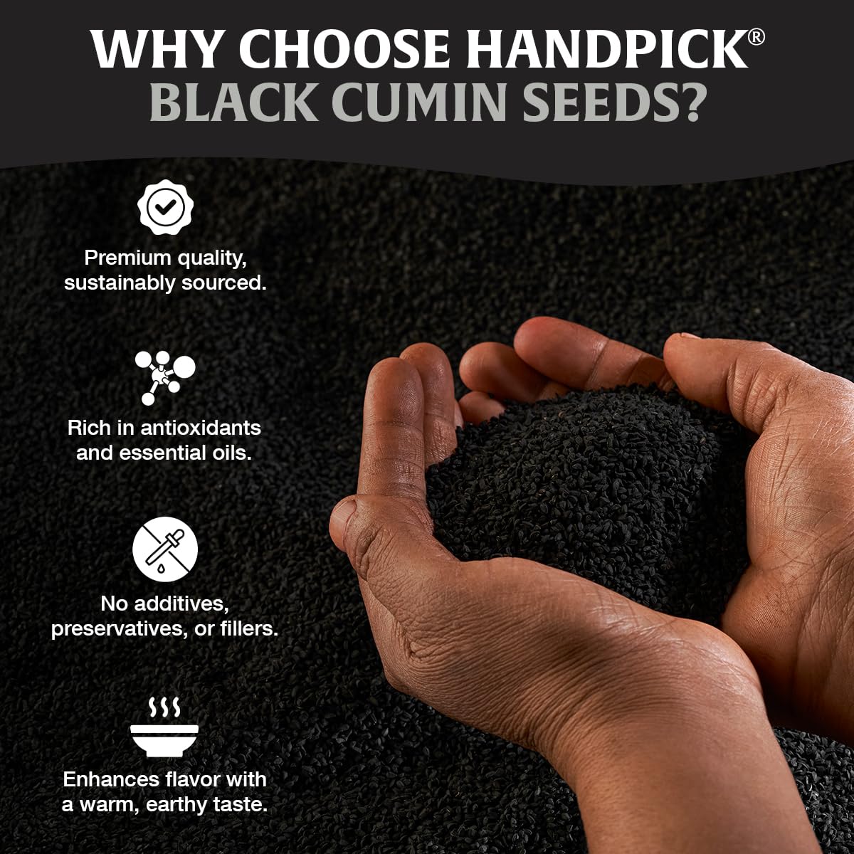 Authentic Indian HANDPICK spices in a convenient pack for curries and breads.