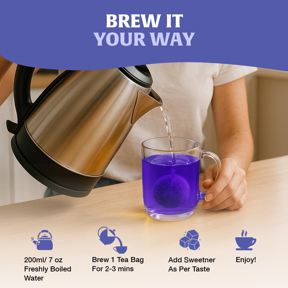 HANDPICK Caffeine-free herbal tea suitable for evenings and relaxation