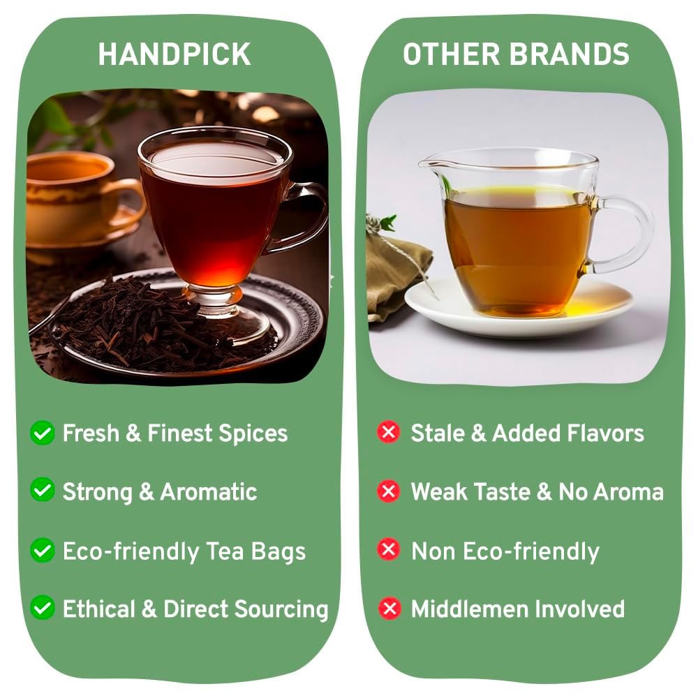 HANDPICK Masala Chai can be brewed hot, iced, or as a refreshing kombucha base.