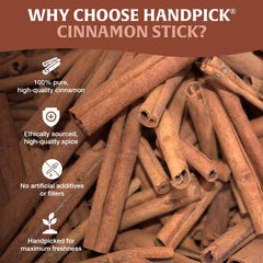 HANDPICK Cinnamon sticks in hot beverages and mulled drinks.