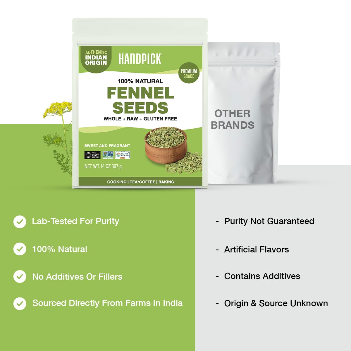 HANDPICK fennel seeds kitchen drawer scene ready to use spice