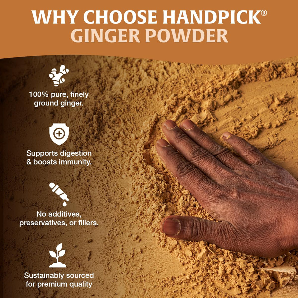 HANDPICK Ginger Powder Indian-origin grains convey authentic cooking notes