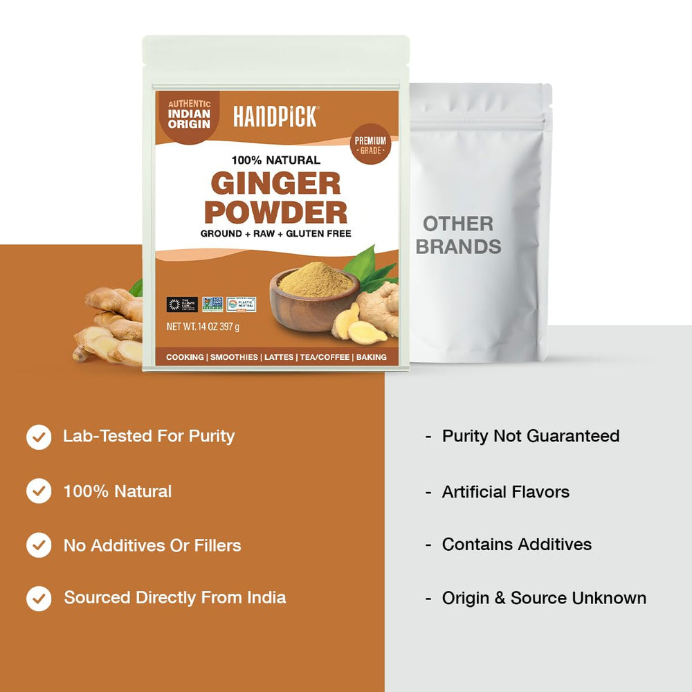 HANDPICK Ginger Powder stirred into tea or latte