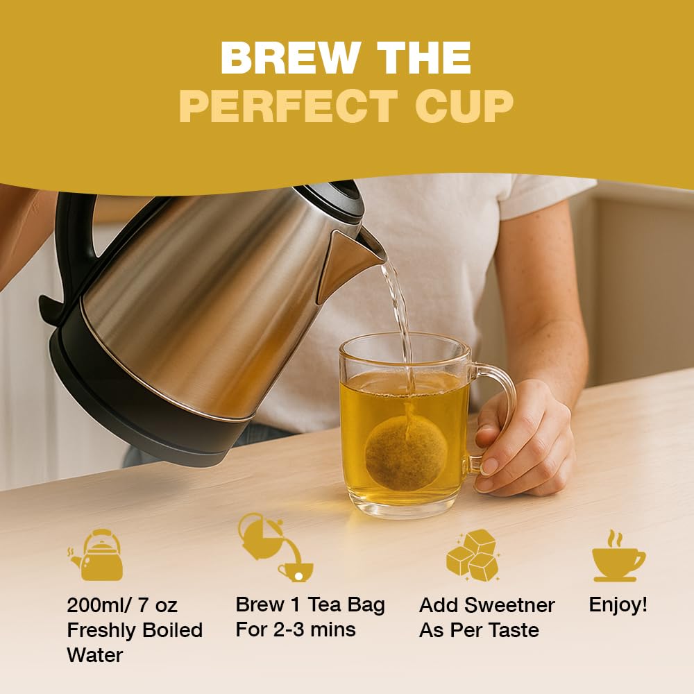 HANDPICK Organic Ginger Tea Bags allergen information notes possible cross-contamination.