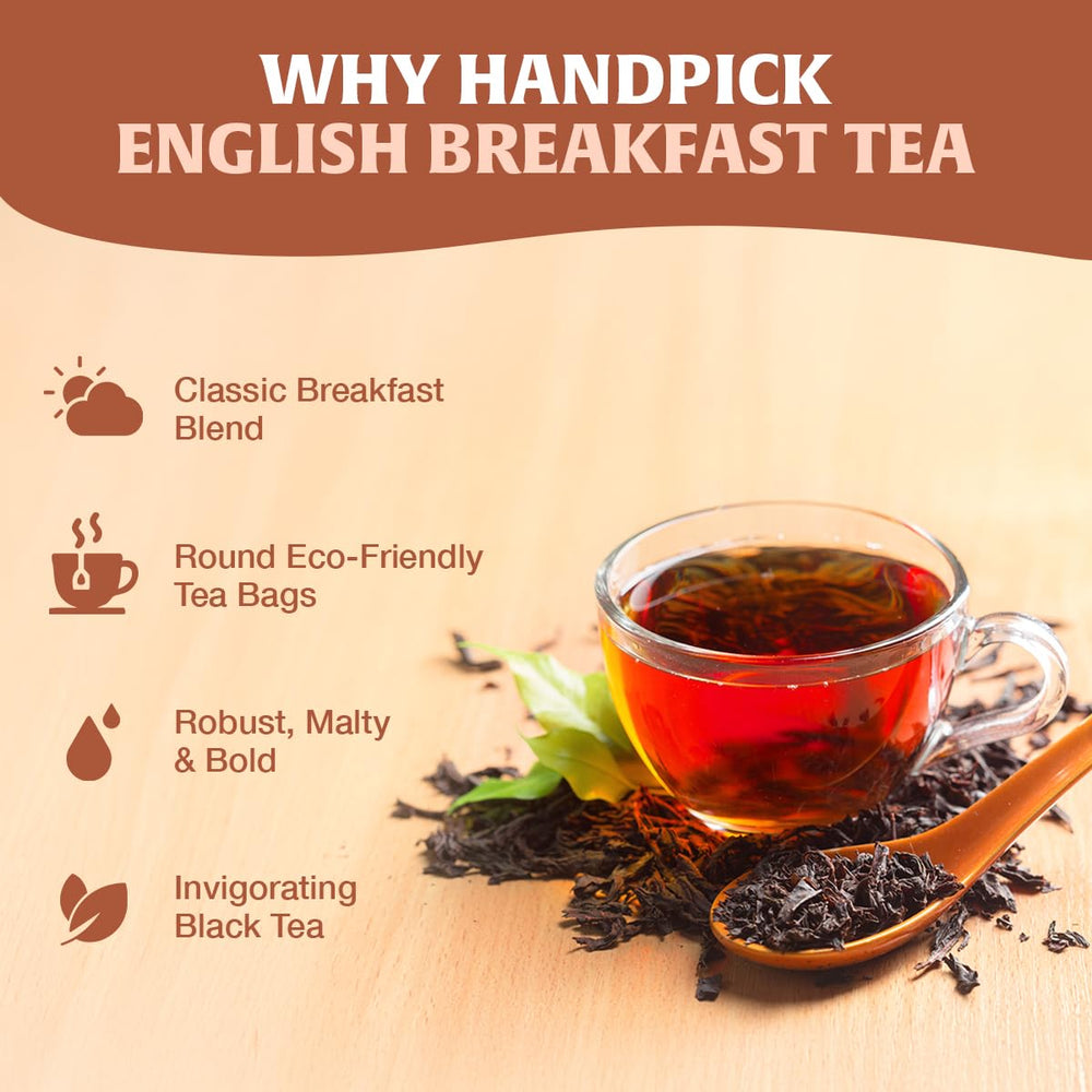 HANDPICK high-elevation Indian tea plantations highlight premium sourcing.
