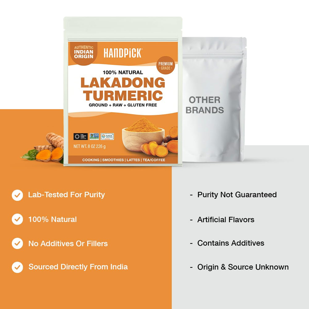 HANDPICK Lakadong fields highlighting ethical Indian sourcing of turmeric.