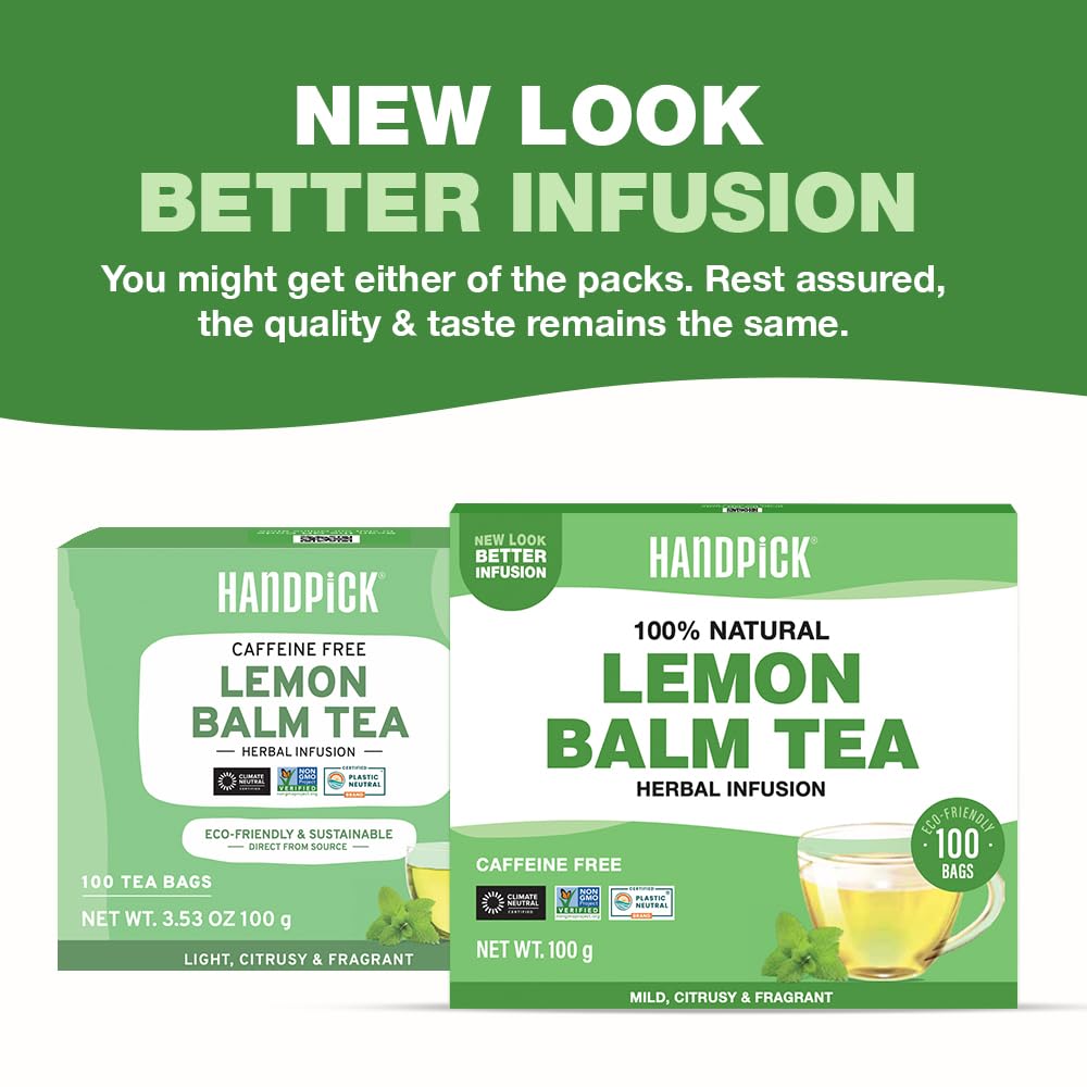 HANDPICK dried lemon balm leaves close-up, showing natural freshness and color.