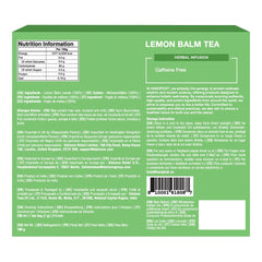 HANDPICK Lemon Balm Tea Bags being steeped for a citrus-aroma moment.