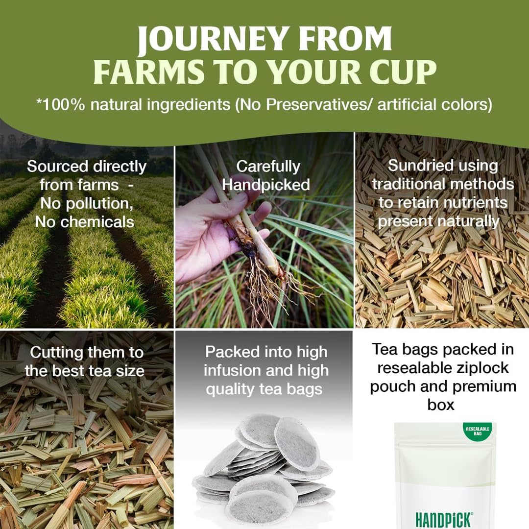HANDPICK blend with ginger and lemon for bright aroma.