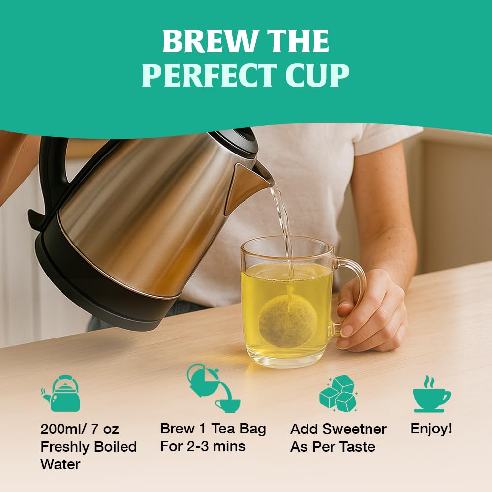 HANDPICK Peppermint Tea Non-GMO seal signals ethical sourcing for mindful sipping.