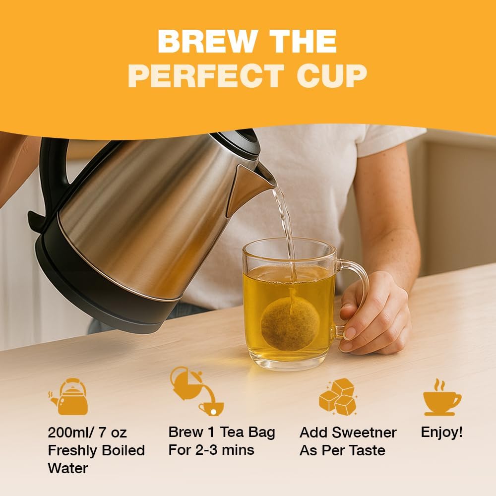 HANDPICK Premium tea bags arranged for cozy tea moments