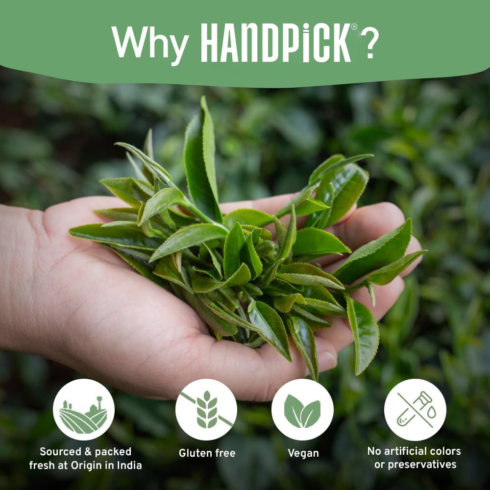 HANDPICK 100-count pack offers consistent, convenient tea moments.