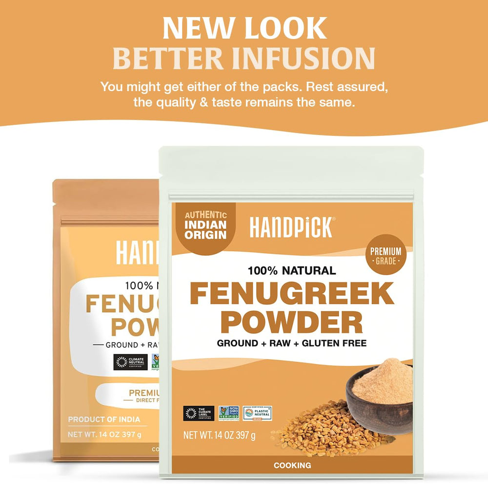  resealable HANDPICK fenugreek pouch keeps freshness