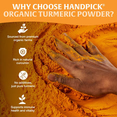 HANDPICK turmeric latte or smoothie adding flavor and curcumin.