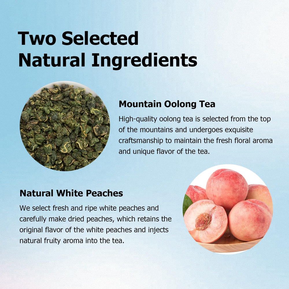 HANFANGLING White Peach Oolong Tea aroma highlights floral notes and fruity brightness.