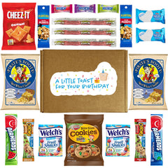 Hangry Kit Birthday Snacks mixed collection highlights sweet salty chewy options