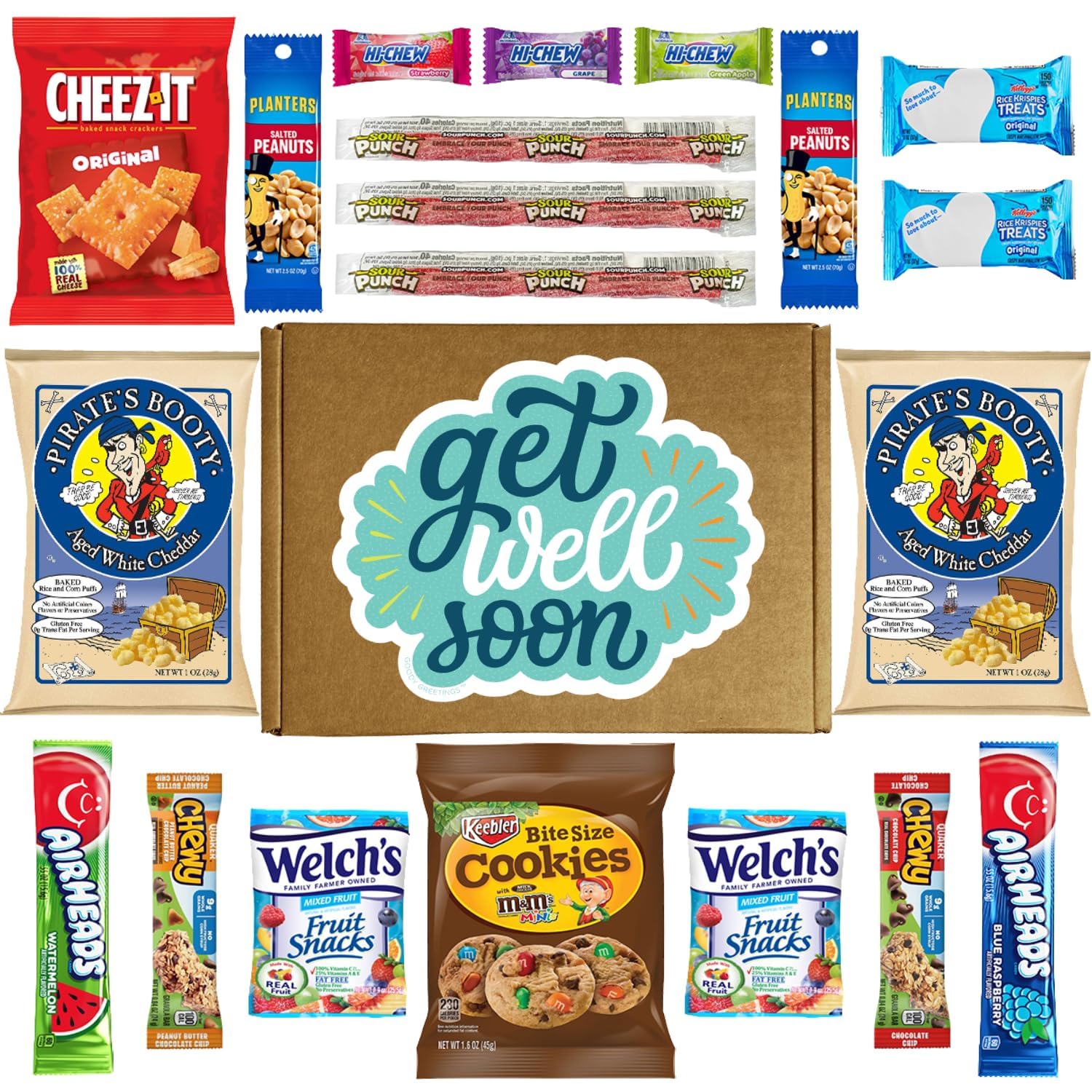 Hangry Kit wellness gift box front view with ready-to-gift packaging.