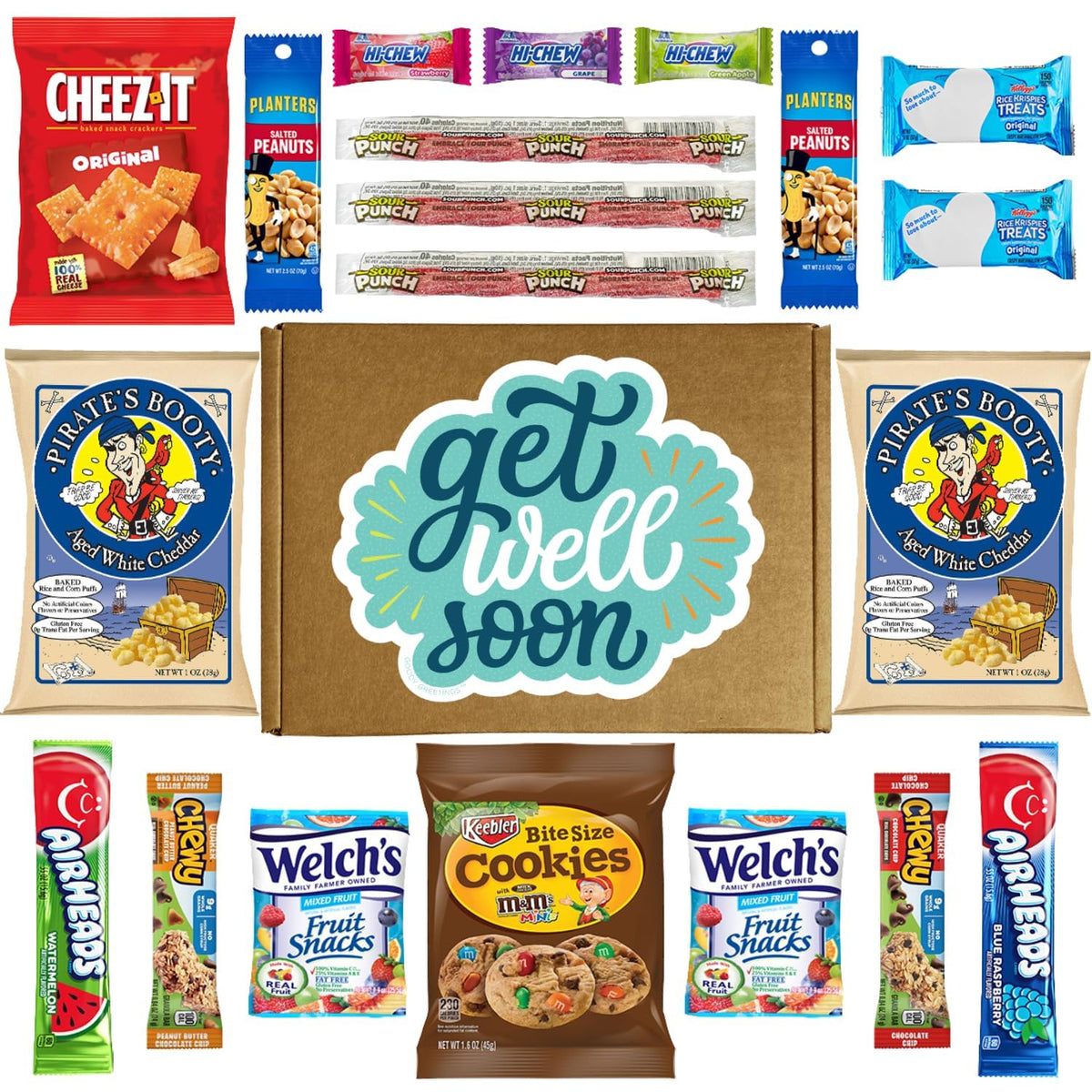 Hangry Kit wellness gift box front view with ready-to-gift packaging.