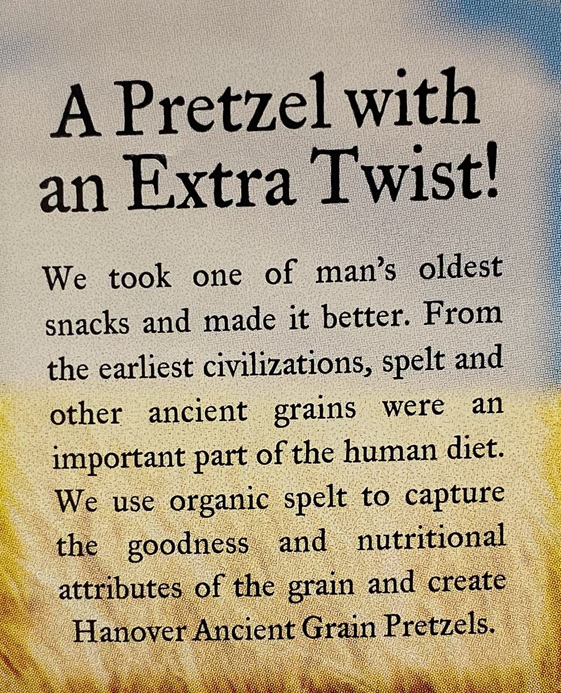 Low-fat, cholesterol-friendly pretzels with sea salt for mindful snacking.