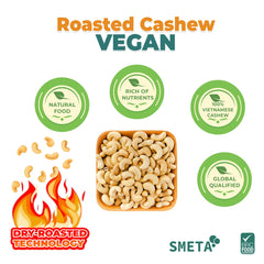 Closeup of Hansia cashews highlighting crisp texture
