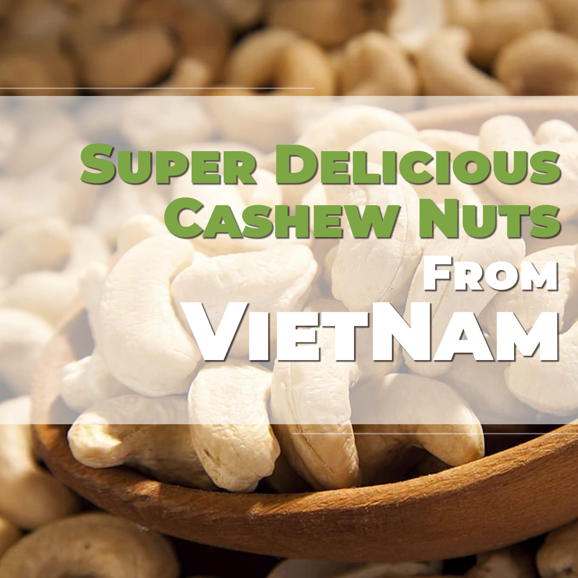 Hansia roasted cashews look fresh and premium