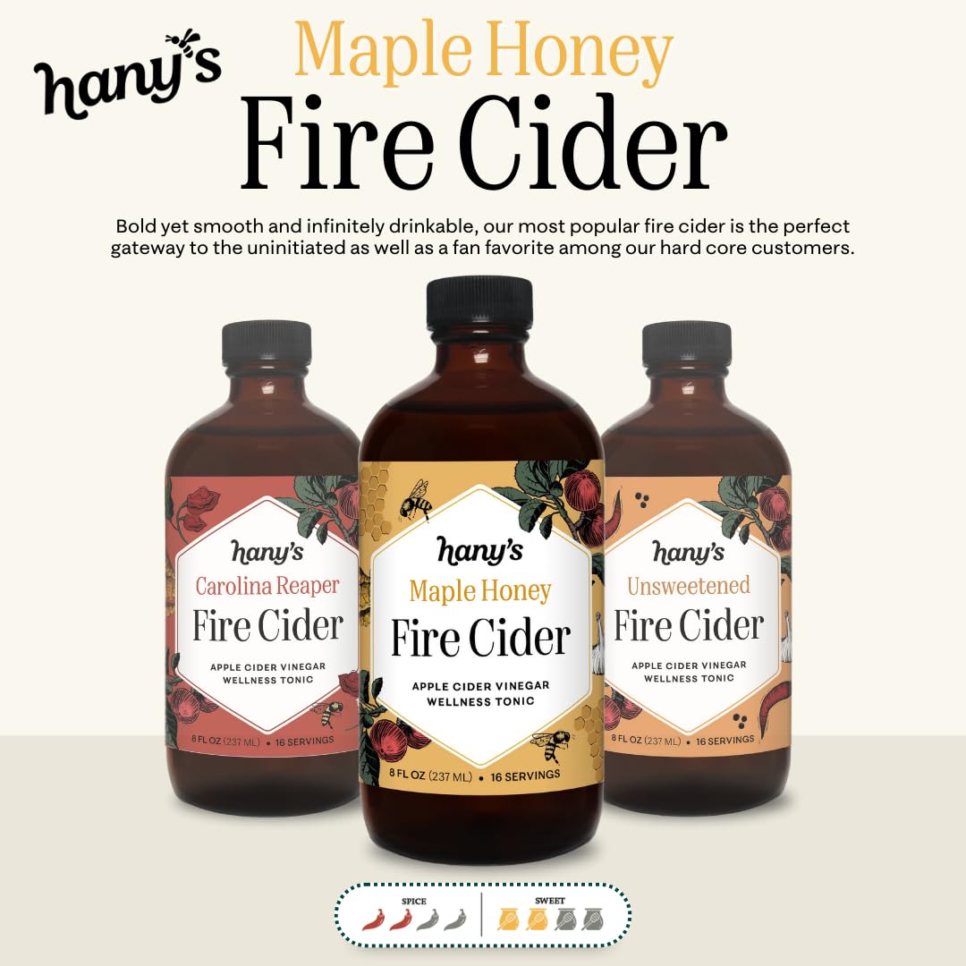 Close-up of organic ingredients used in Hanys Fire Cider for vibrant flavor