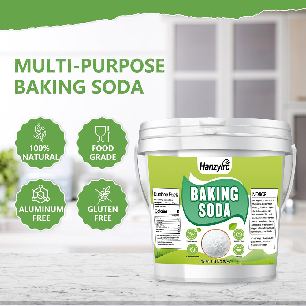 Hanzylrc sodium bicarbonate powder 100% pure for versatile baking