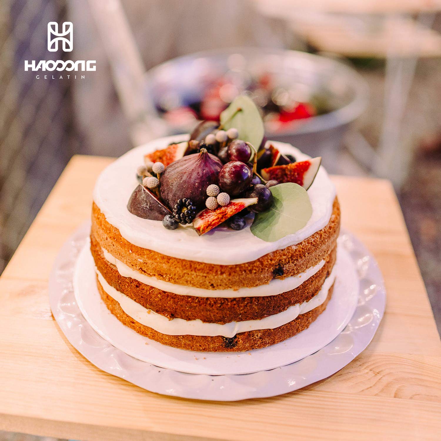 HAODONG Gold Gelatin Sheets support professional catering and home bakers