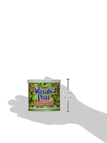 HAPI Wasabi Hot Green Peas snack-pack ready image communicates convenient vegan snacking