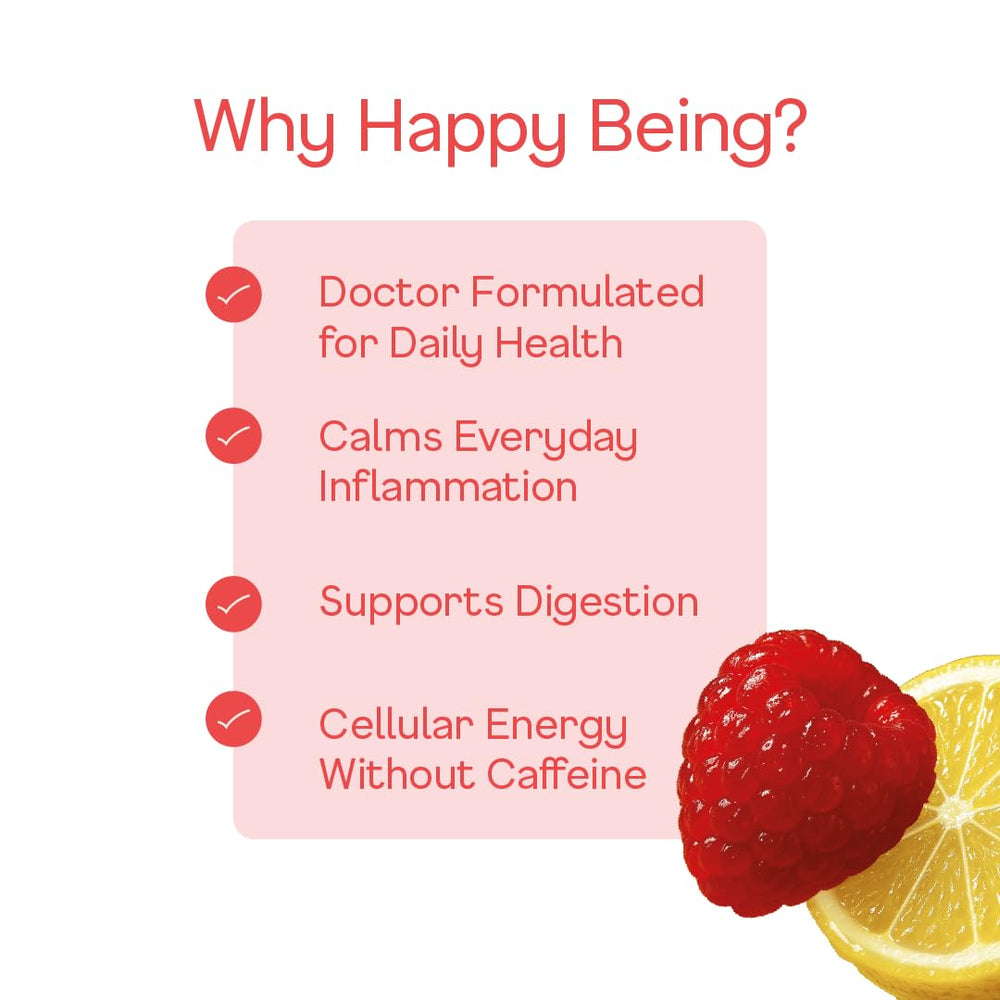 Happy Being raspberry lemonade aroma rising from can suggests bright refreshment.