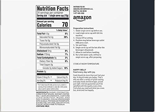 Happy Belly 24-count hazelnut pods provide convenient daily supply