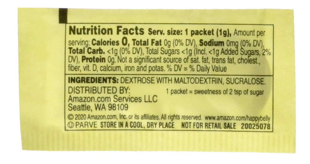 Happy Belly brand logo on the box aids quick recognition