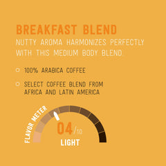 Happy Belly pods brew a cup in a Keurig machine for convenience.