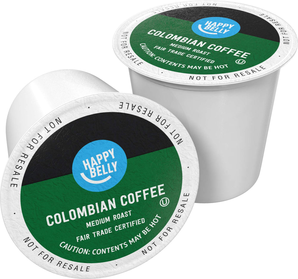 Happy Belly Colombian medium roast pods for a balanced daily cup