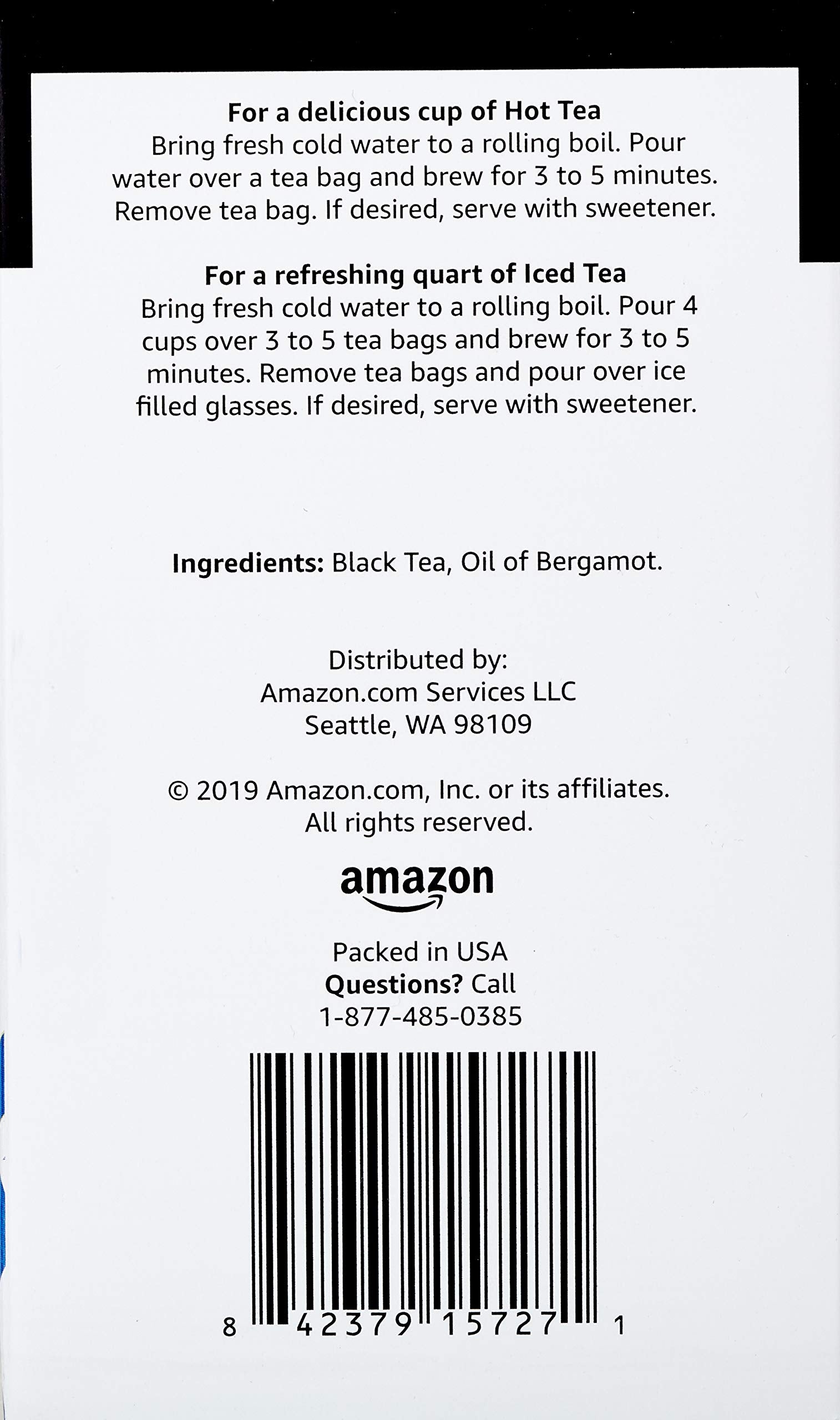Happy Belly Earl Grey tea bag steeping releases citrus aroma