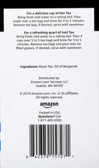 Happy Belly Earl Grey tea bag steeping releases citrus aroma