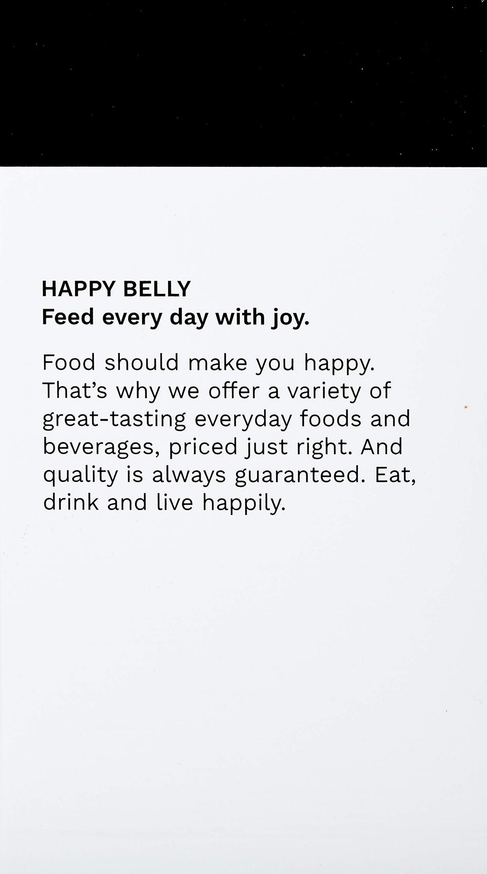 Dried tea leaves of Happy Belly English Breakfast