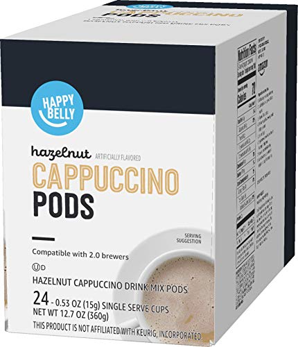 Happy Belly foamy milk cappuccino finish adds café-like texture at home